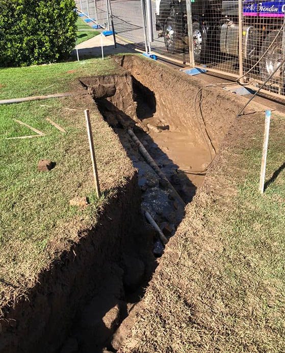 Piping Preparation — Providing Excavation & Drain Services in Landsborough ,QLD